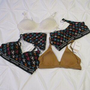 CALVIN KLEIN BRA BUNDLE – NWT – (Lot of 5)